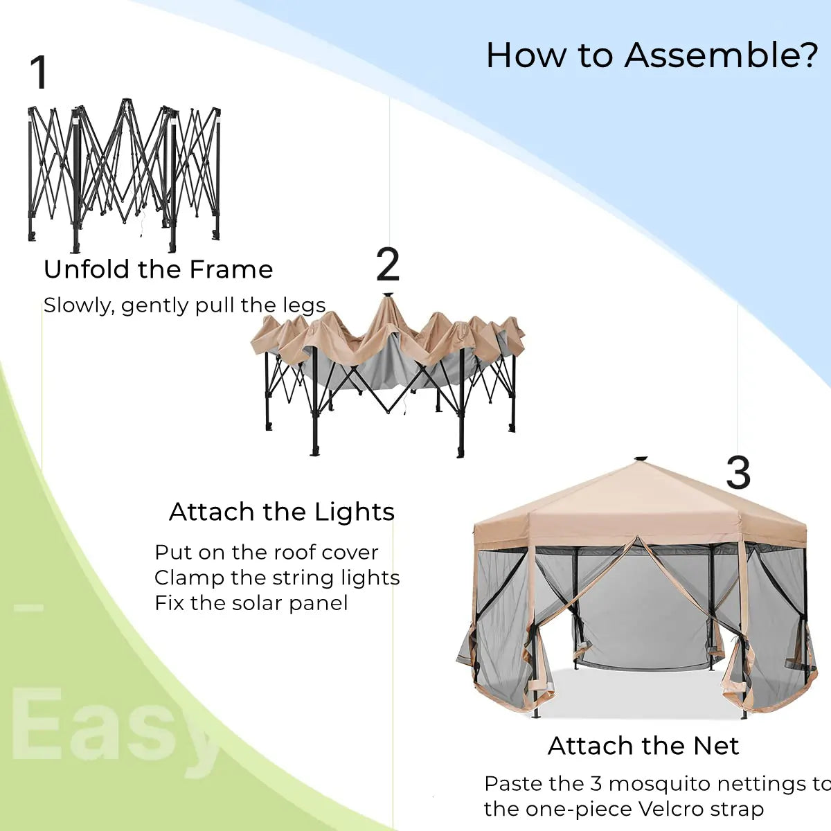 Ease of Assembly Canopy Tent