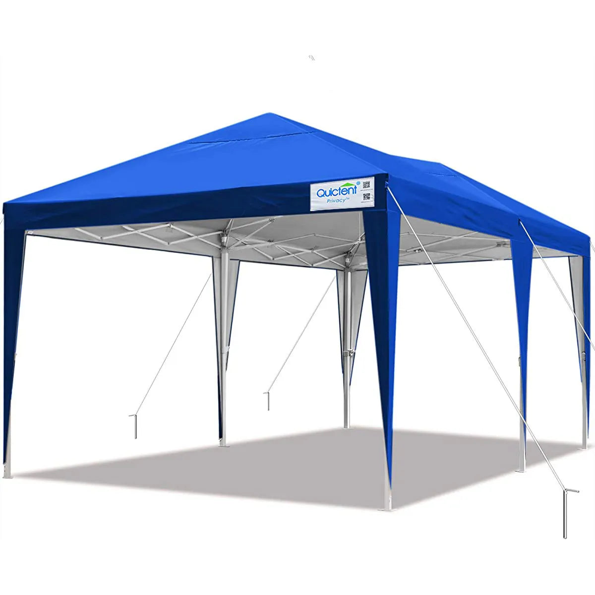 Blue No-Side 10'x20' EZ Pop Up Canopy#color_blue