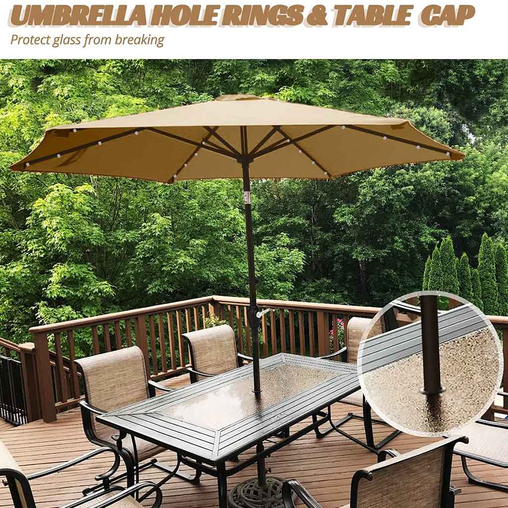 9' Patio Umbrella with Lights#color_tan