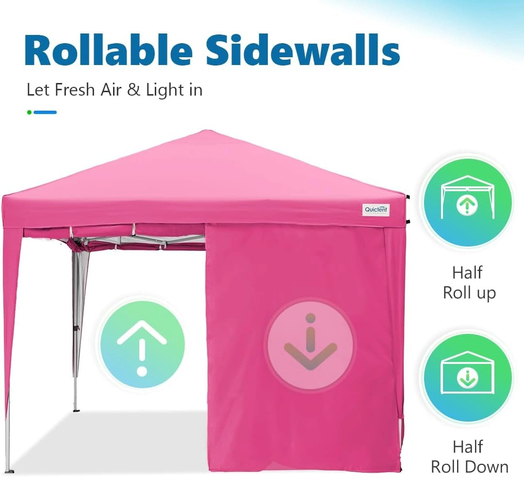pink 10x10 vendor tent#color_pink
