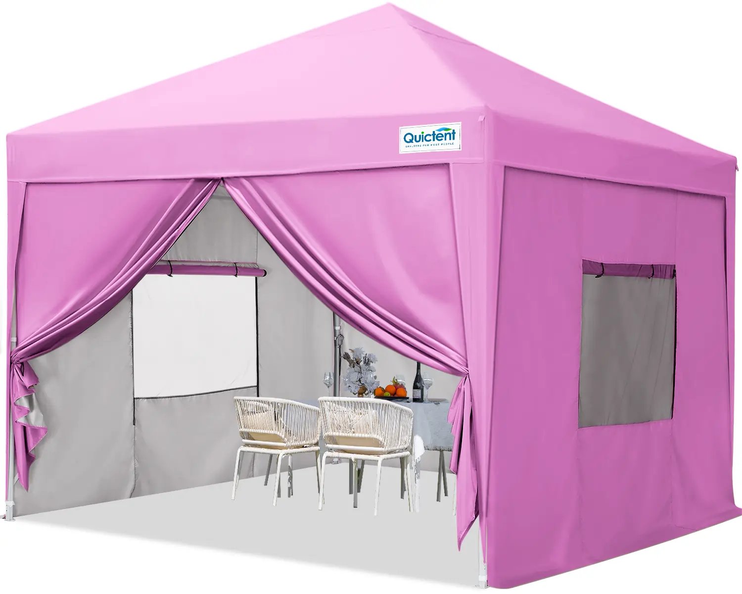 Pink 10' x 10' Pop Up Canopy#color_pink