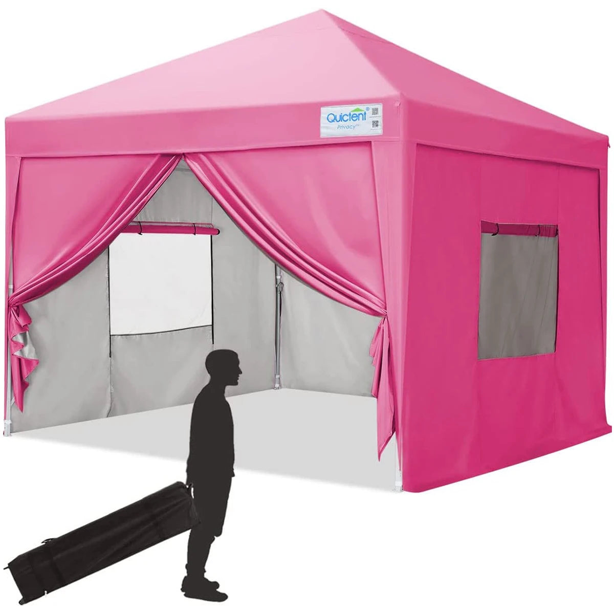 Pink 8x8 Pop Up Canopy#color_pink