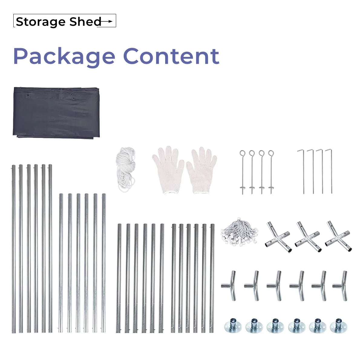 storage shed package content