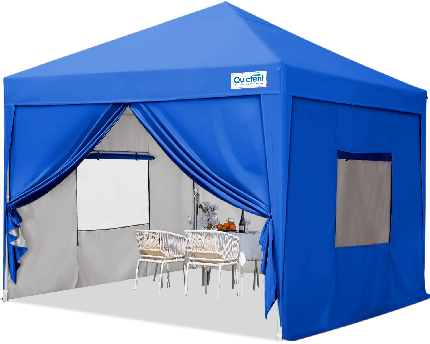 Quictent 8x8/10x10/10x20 Portable Pop Up Canopy with Sidewalls