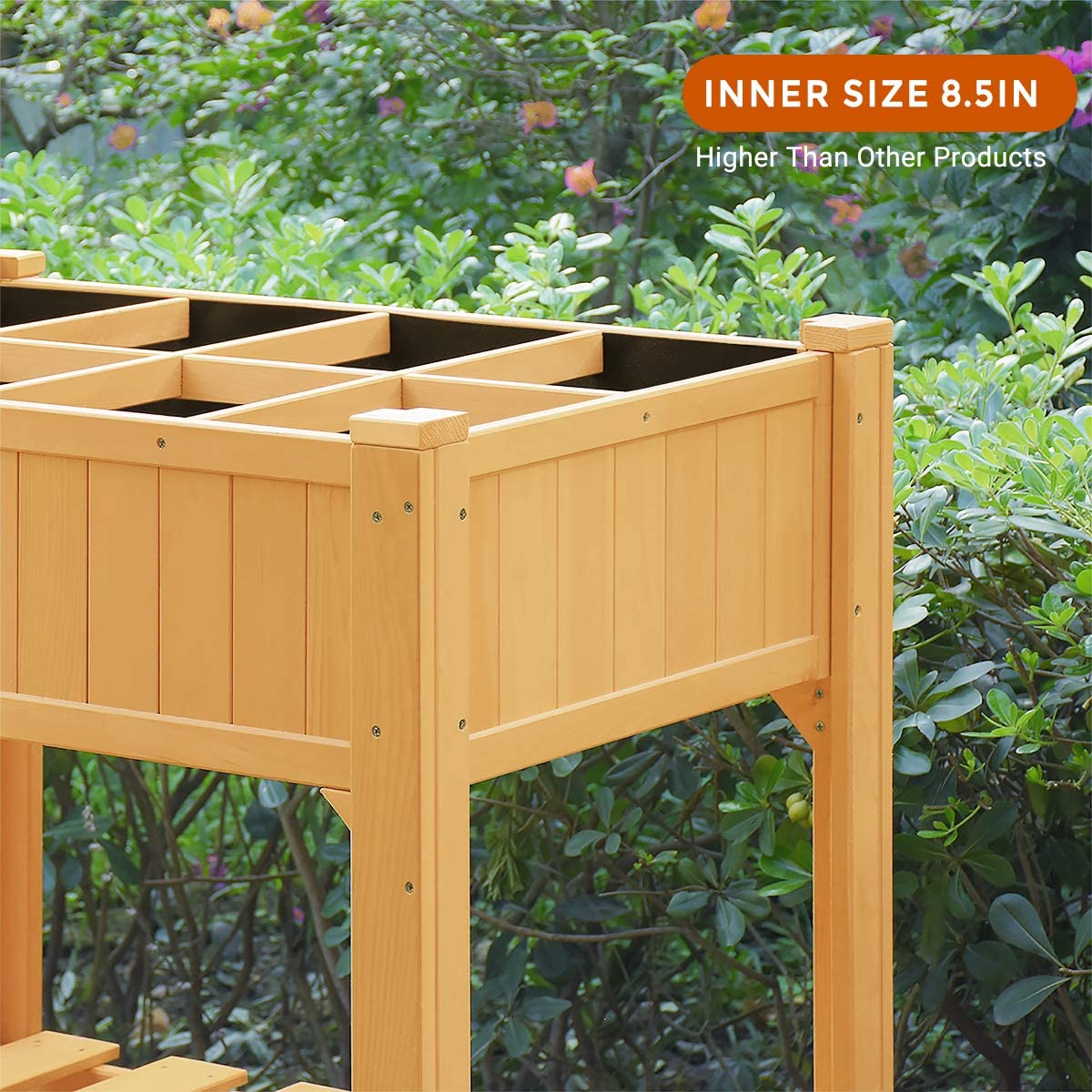elevated planter box