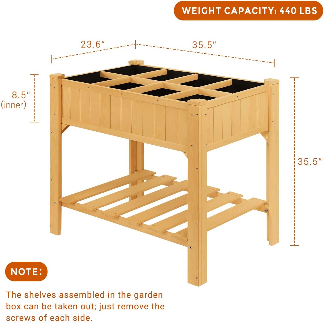 Weight Capacity:440lbs