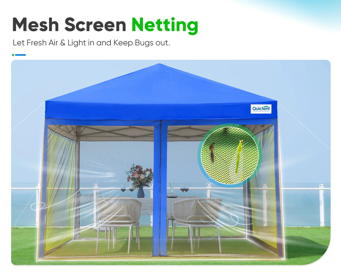 10x10 clearance mesh screen