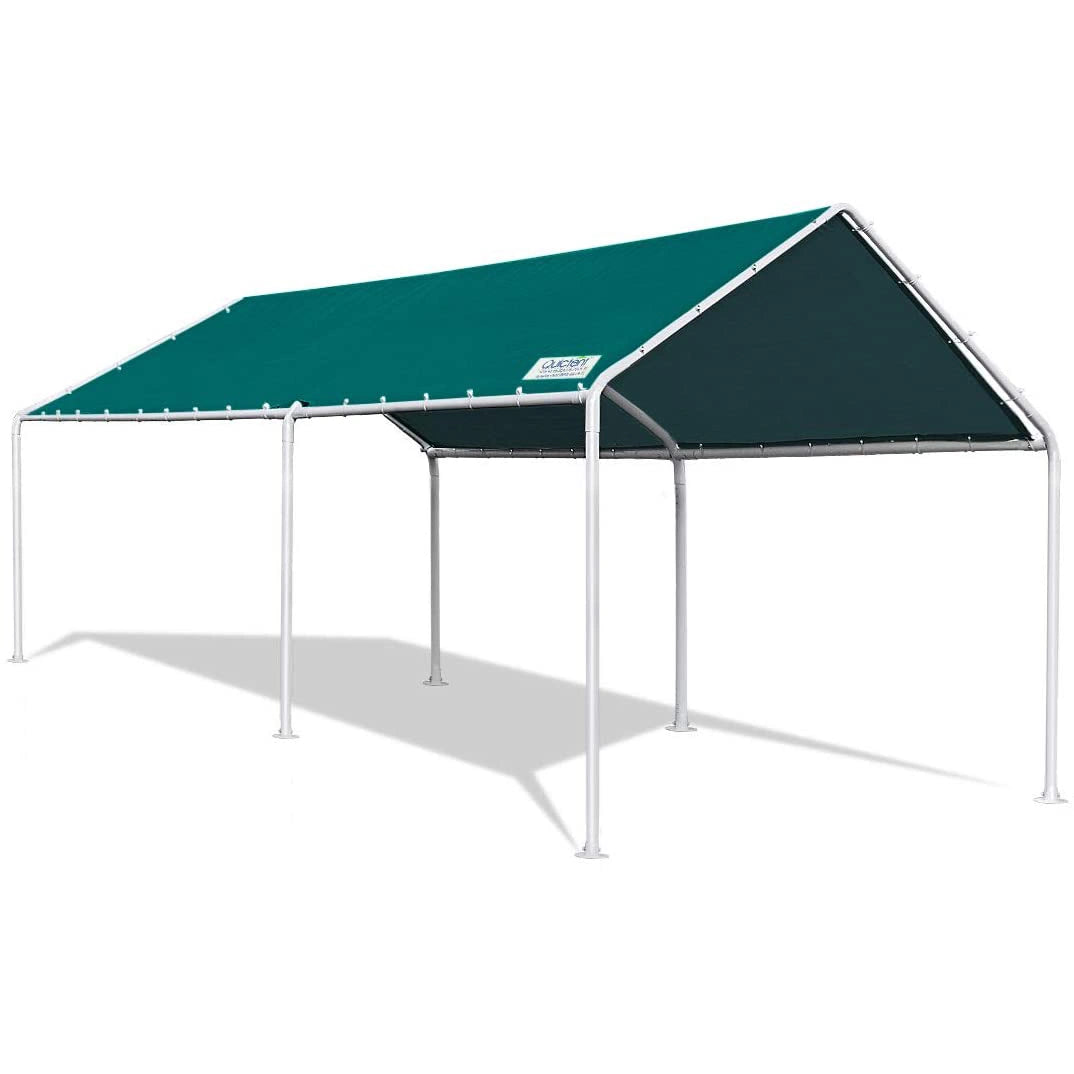 20' x 10' Portable Carport-Green#color_green