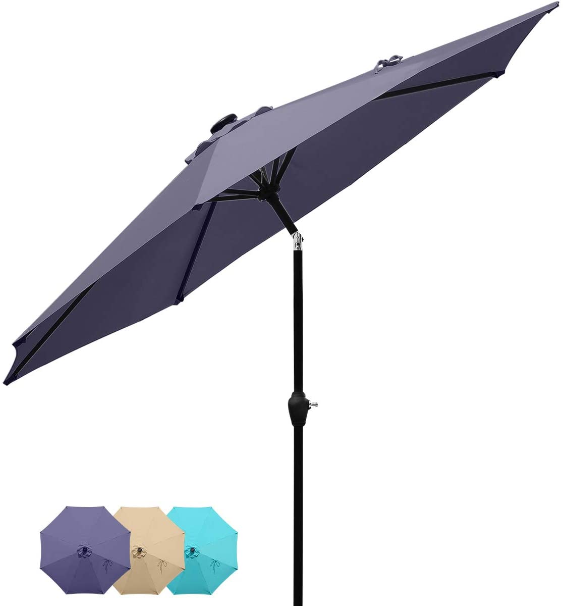 7.5' Patio Table Umbrella#color_navy blue
