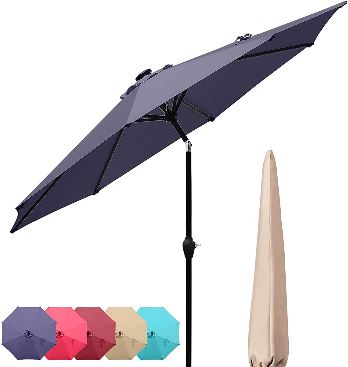 9' Patio Umbrella#color_navy blue