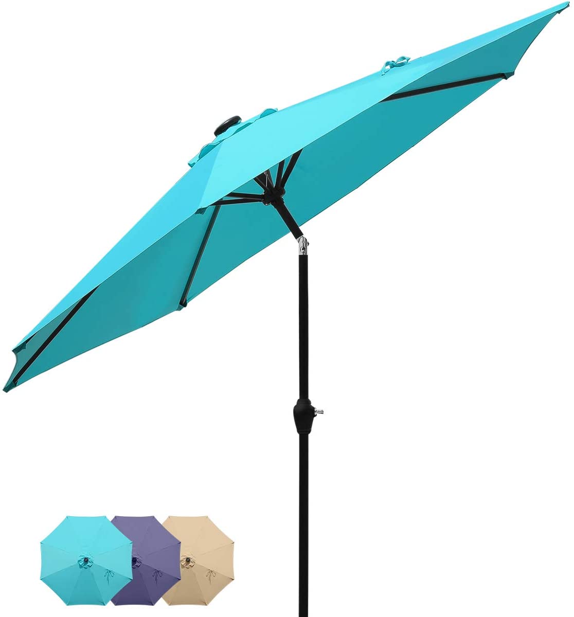 7.5' Patio Table Umbrella#color_turquoise