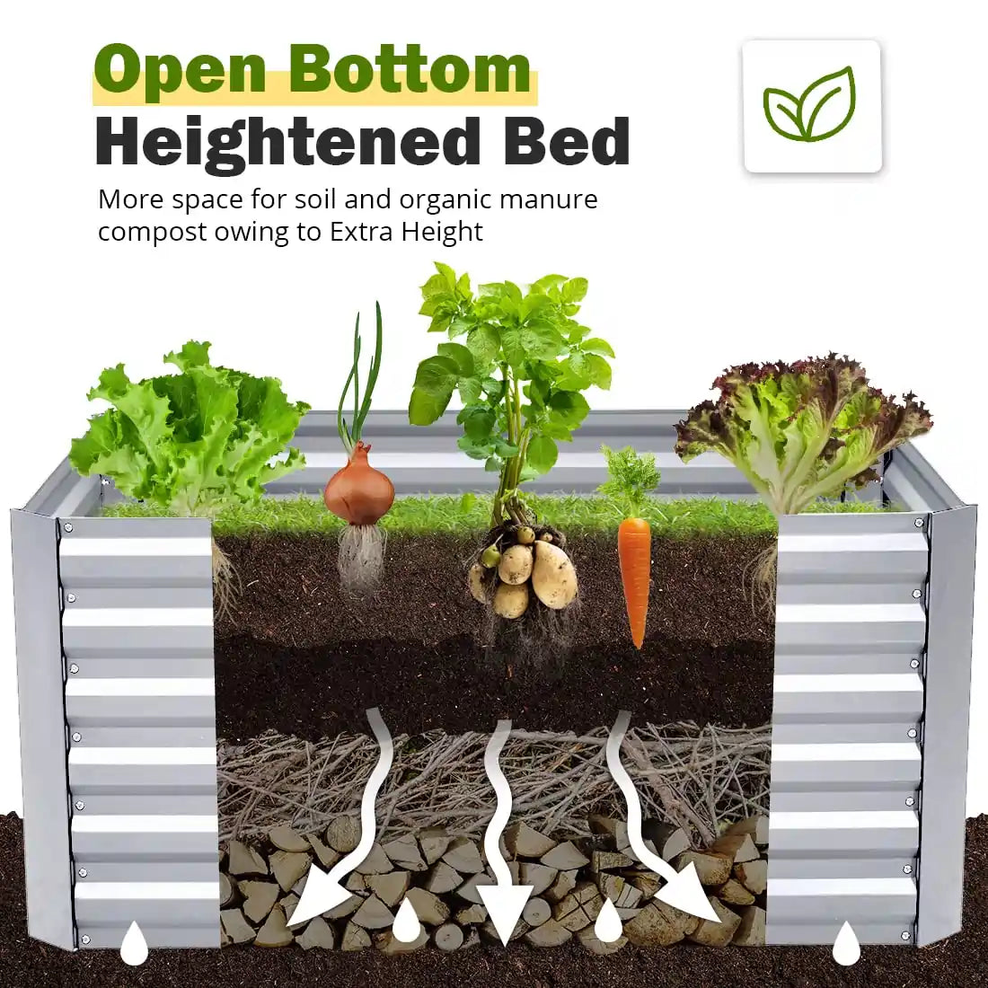 6x3x2ft garden bed open bottom#size_6x3x2ft