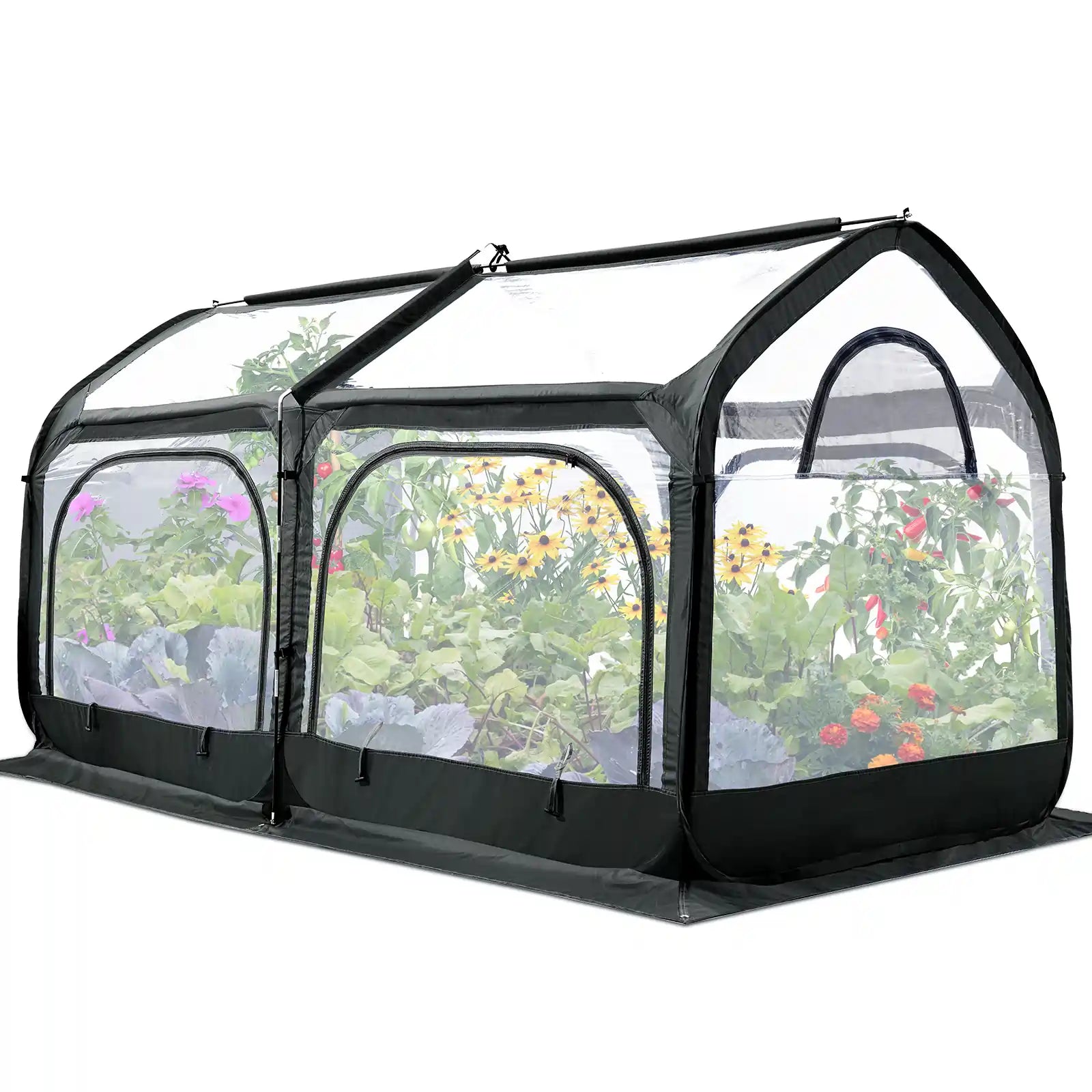 アンちゃんGREEN HOUSE ANGELES HOME 71 in. W x 40 in. D x 66 in. H Portable Outdoor