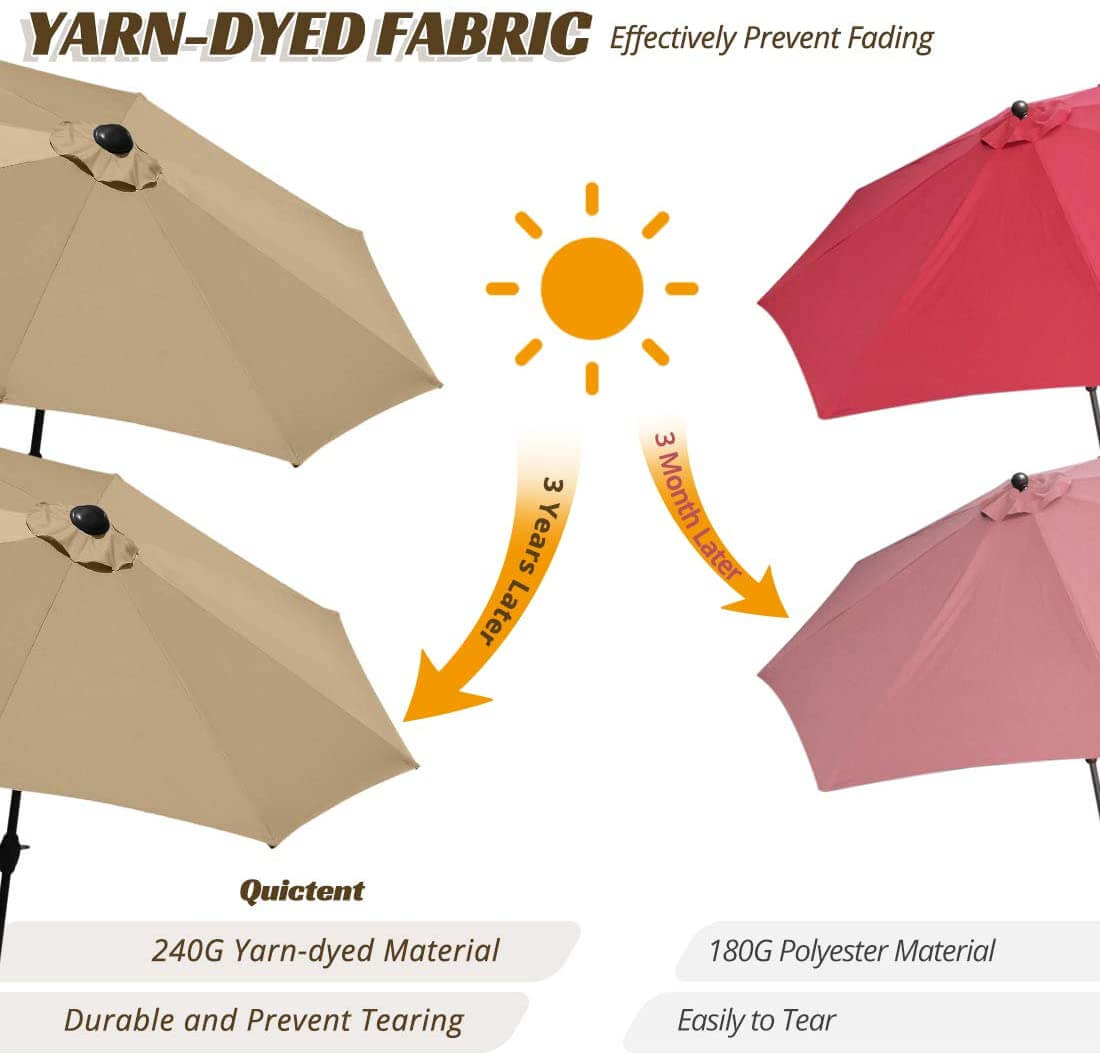 patio umbrella fabric#color_tan