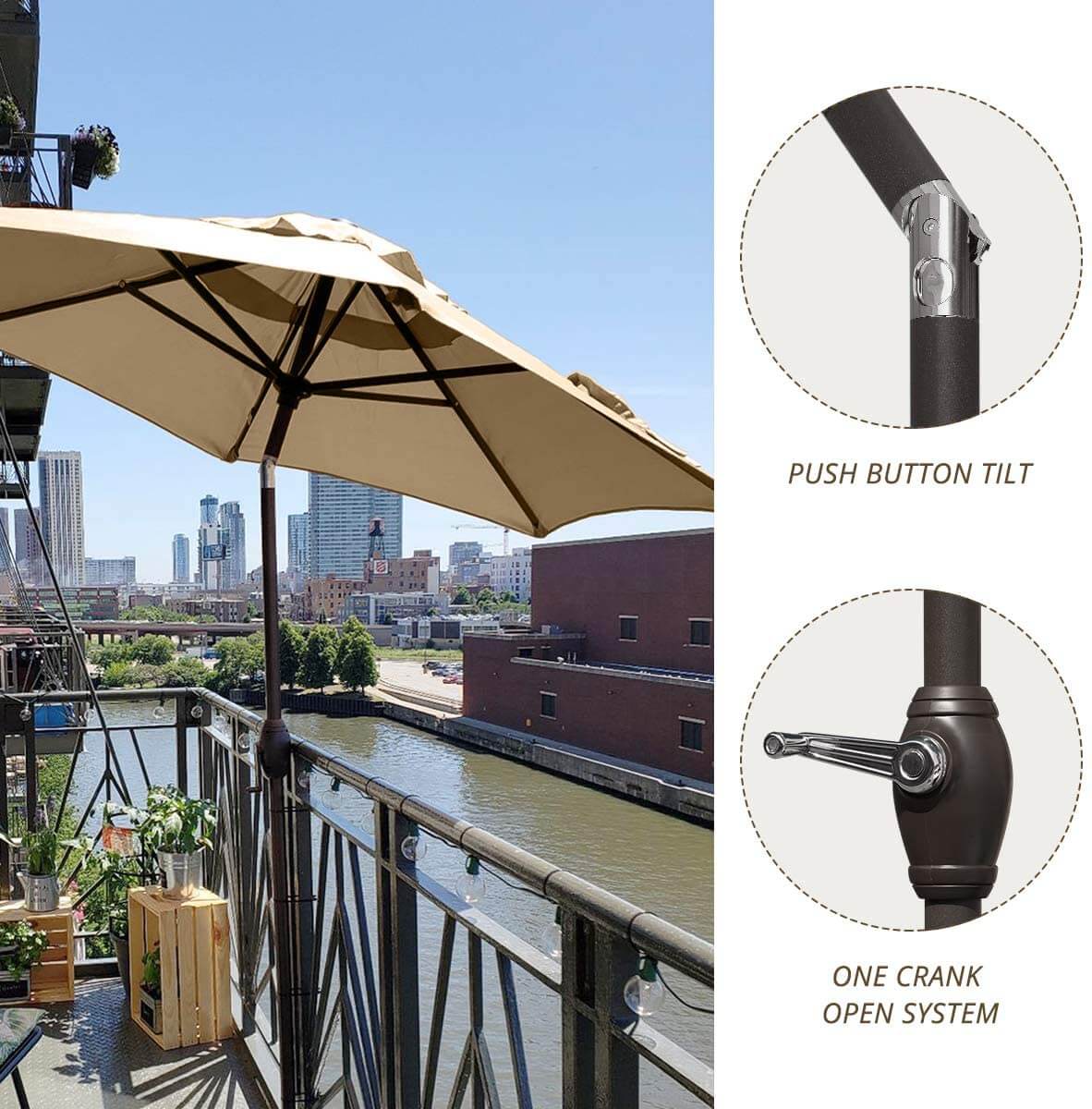 One Crank open system#color_tan