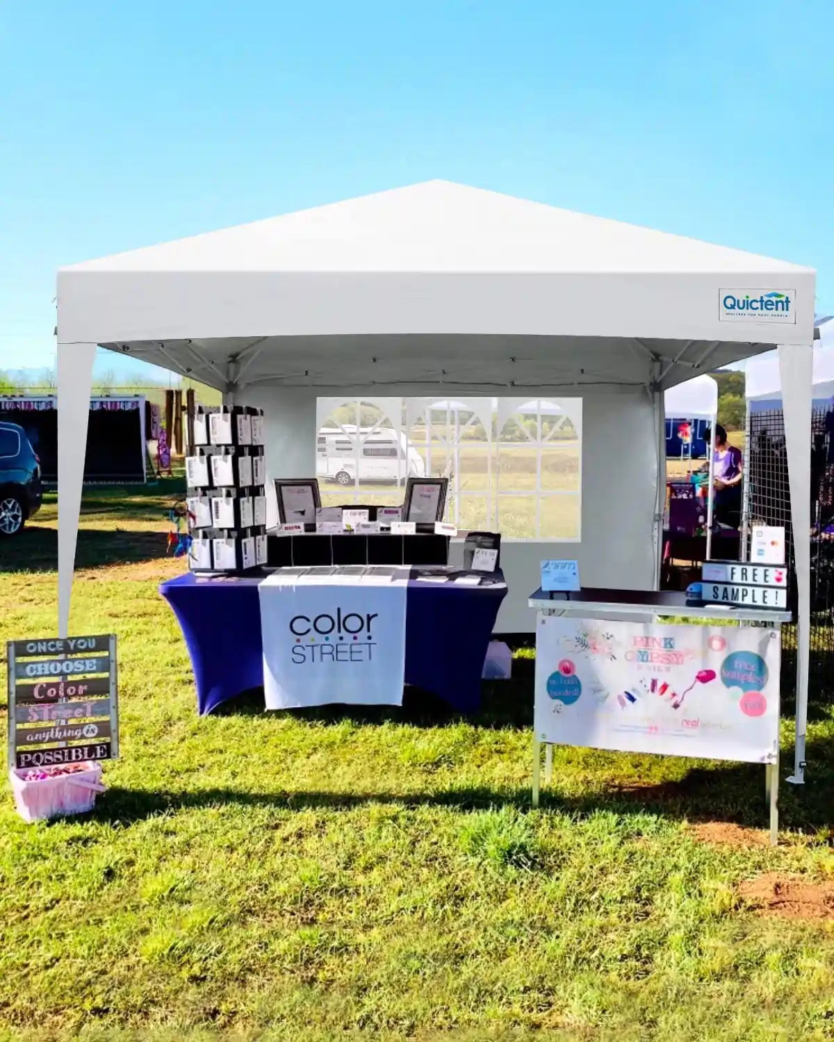 white 10x10 canopy tent with window#color_white