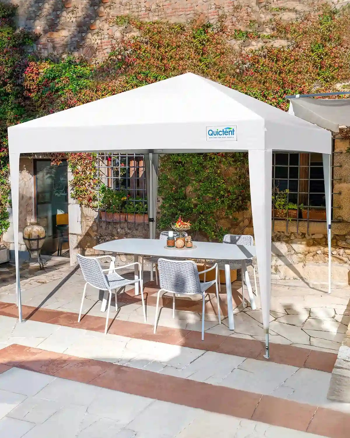 white 10x10 pop up tent outdoor#color_white