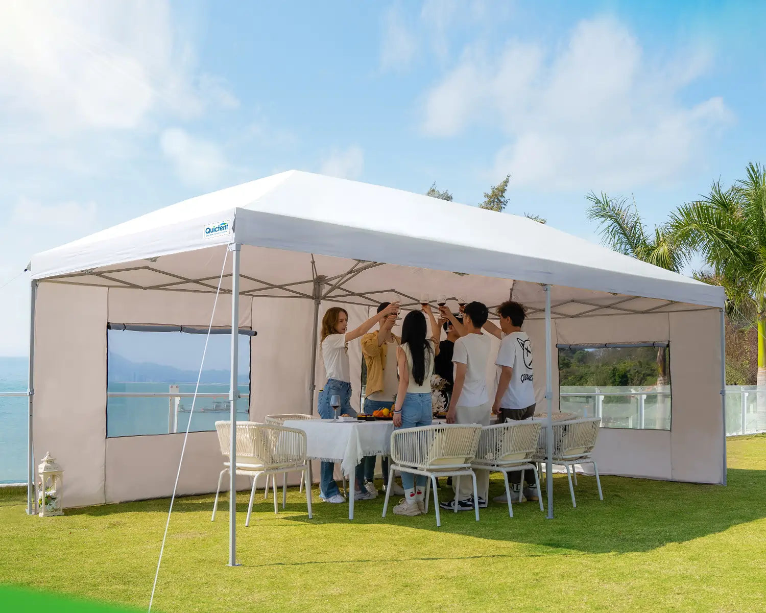 White 10x20 Canopy Tent#color_white