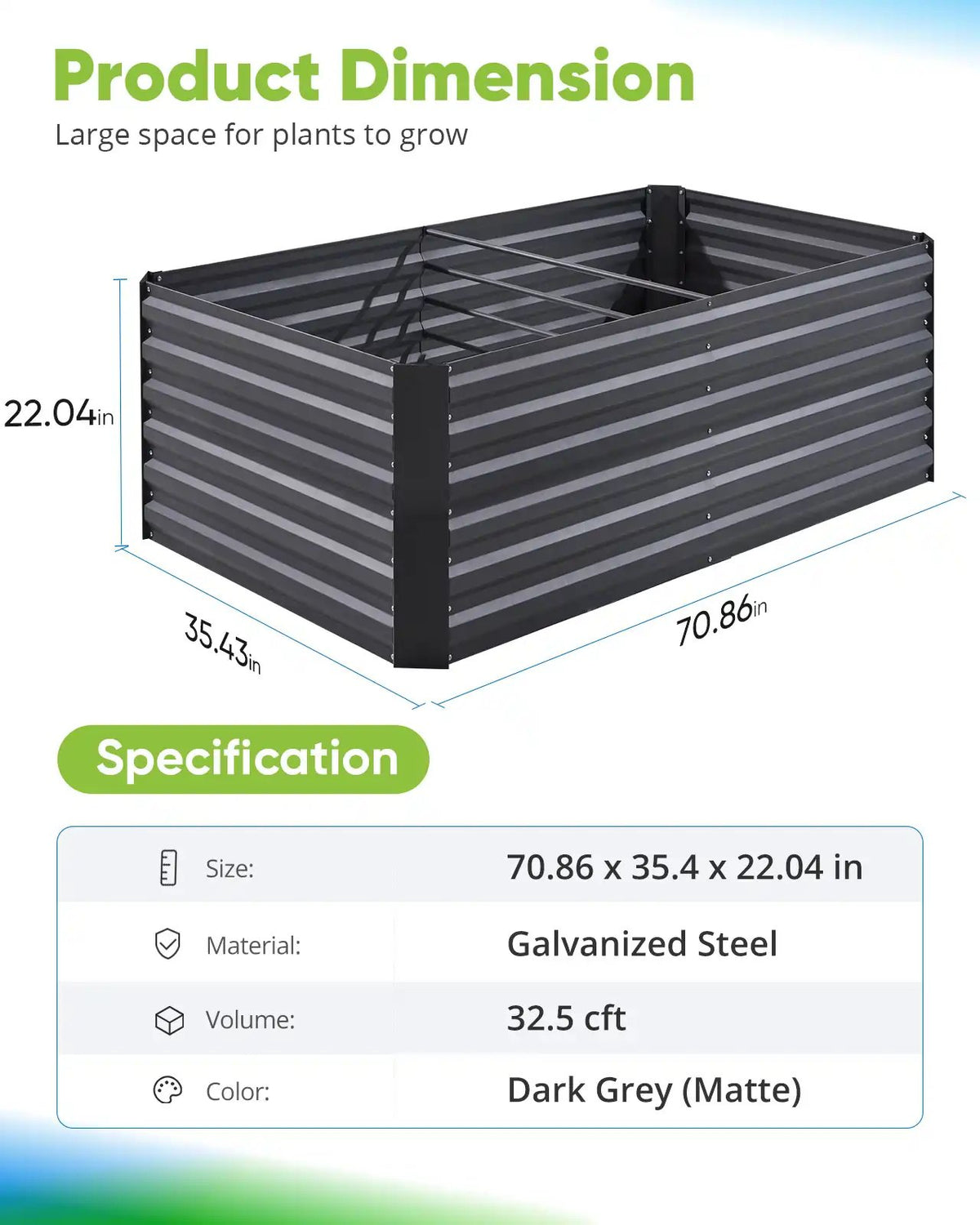 6x3x2 garden bed dimension#size_6x3x2ft